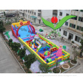 Giant kids castle slide combo inflatable bouncer